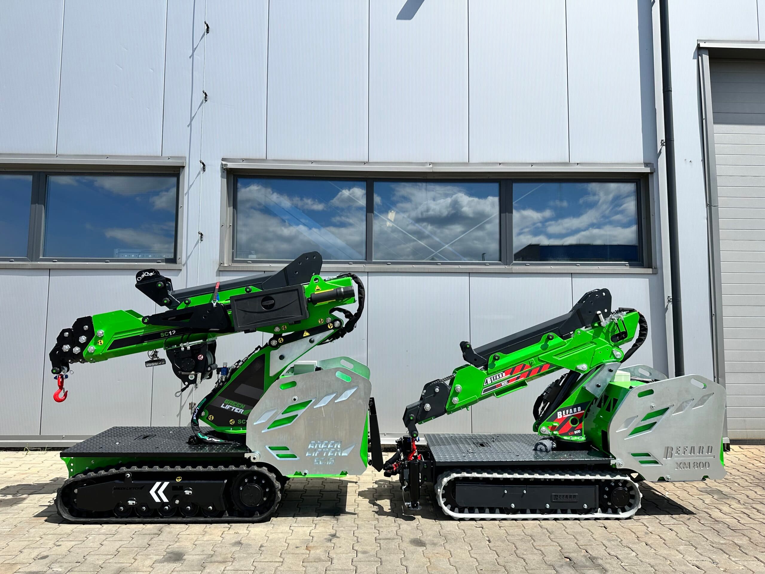 Mini żuraw XM1200 kontra Mini żuraw XM800