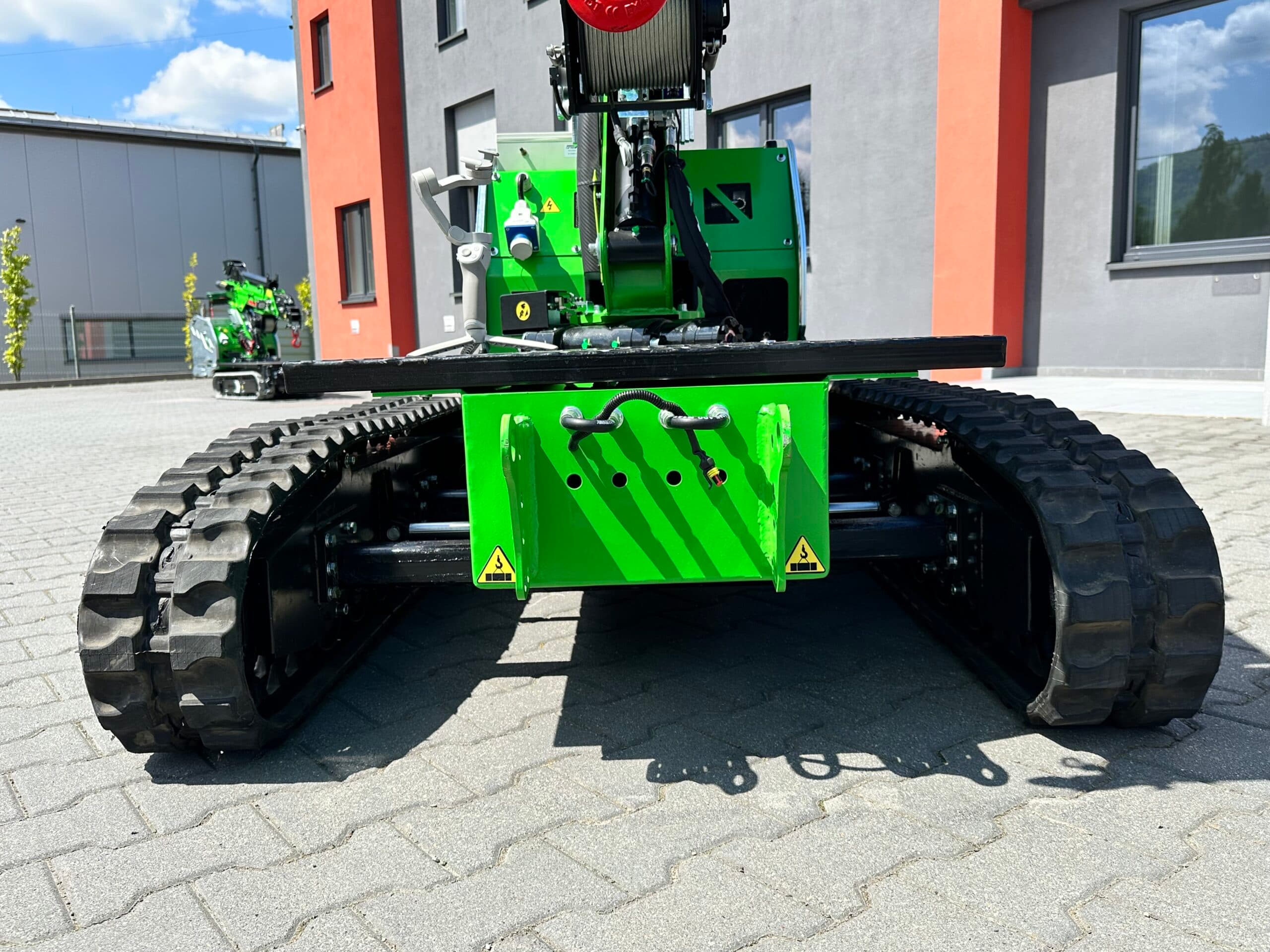 Mini żuraw XM1200 rozsuwane gąsienice